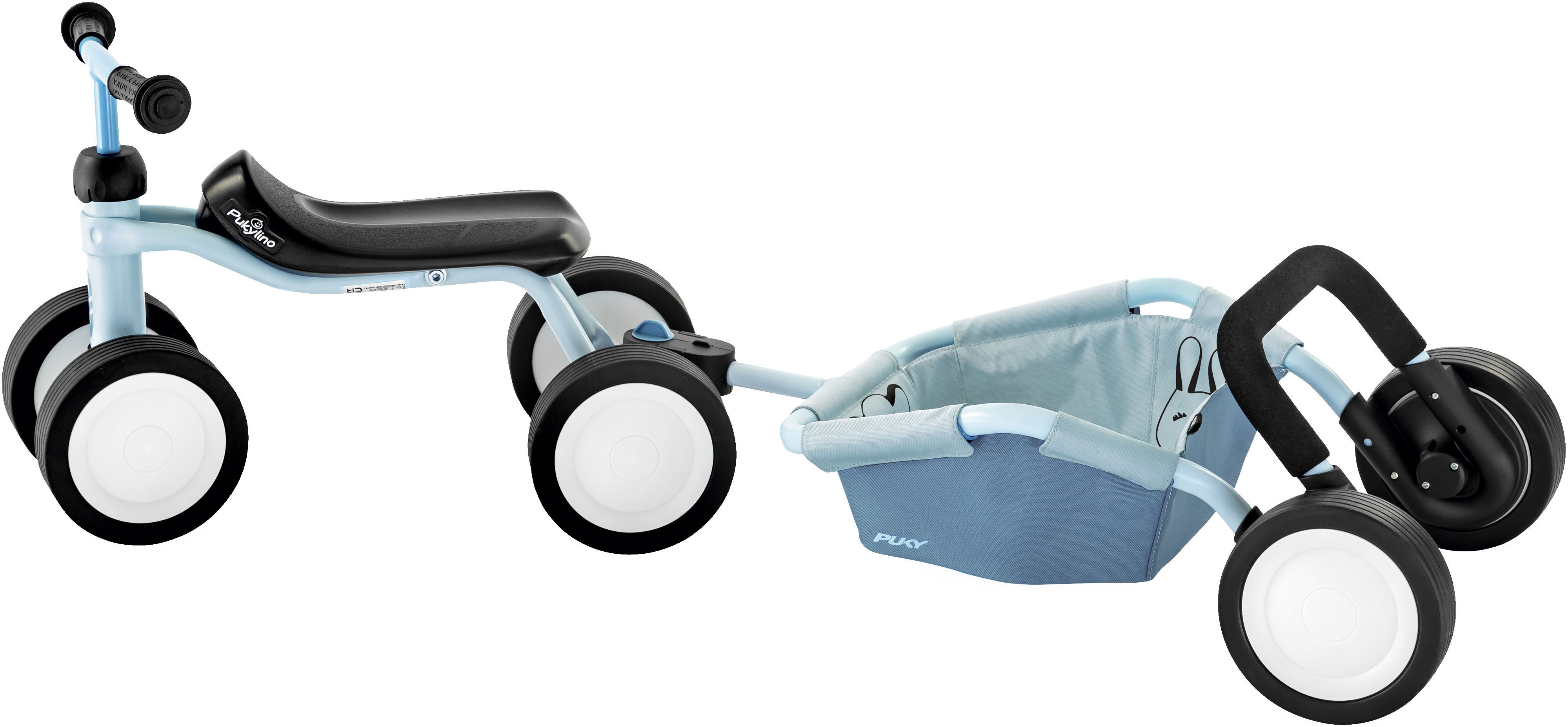 Kinderfahrzeug Lauflernhilfe PUKY "PUKY TRAILY", blau (reto, blau, blau), Lauflernhilfen, KinderB:72cm T:42cm, Stahl, ab 10 Monaten, Baby, B:72cm T:42cm