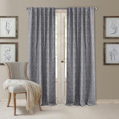 Threadmade Antonia Blackout Rod Pocket/Back Tab Curtain Panel