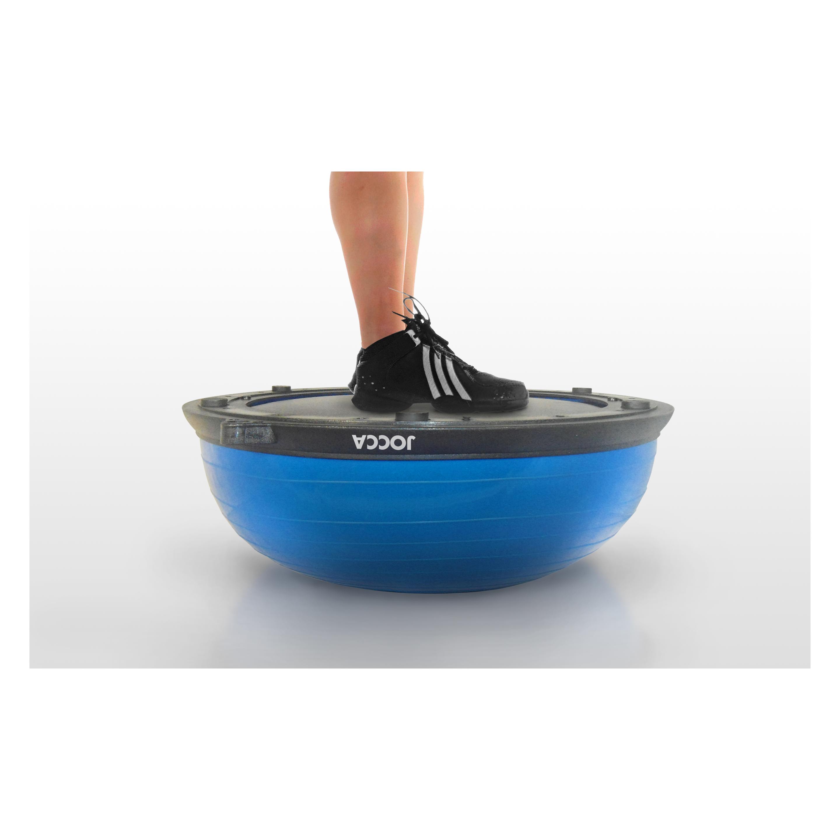 Jocca Piłka Równoważna Bosu 6215 58cm Taśmy Oporowe 120kg Niebieski (6215)