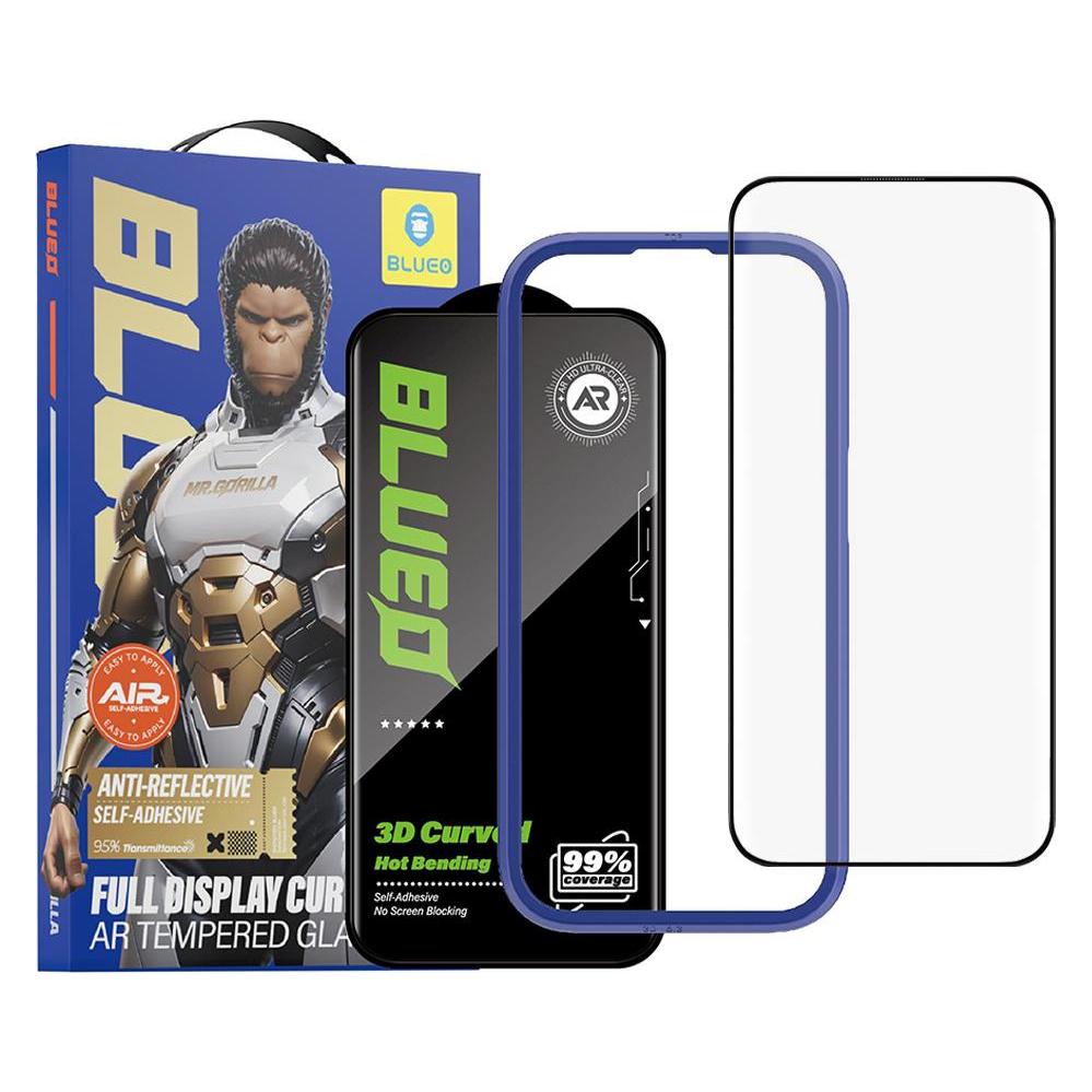 BlueO - 3D AR Full Glue Glass - iPhone 16 Pro - Black (Apple iPhone 16 Pro) (60415729)