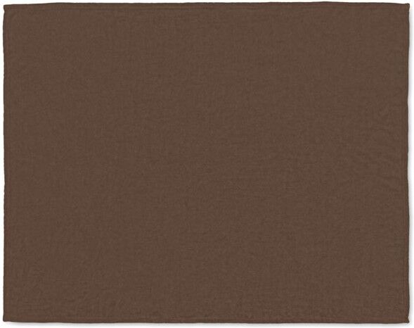 Couverture polaire personnalisée 280gr RPET LOGAN Chocolat
