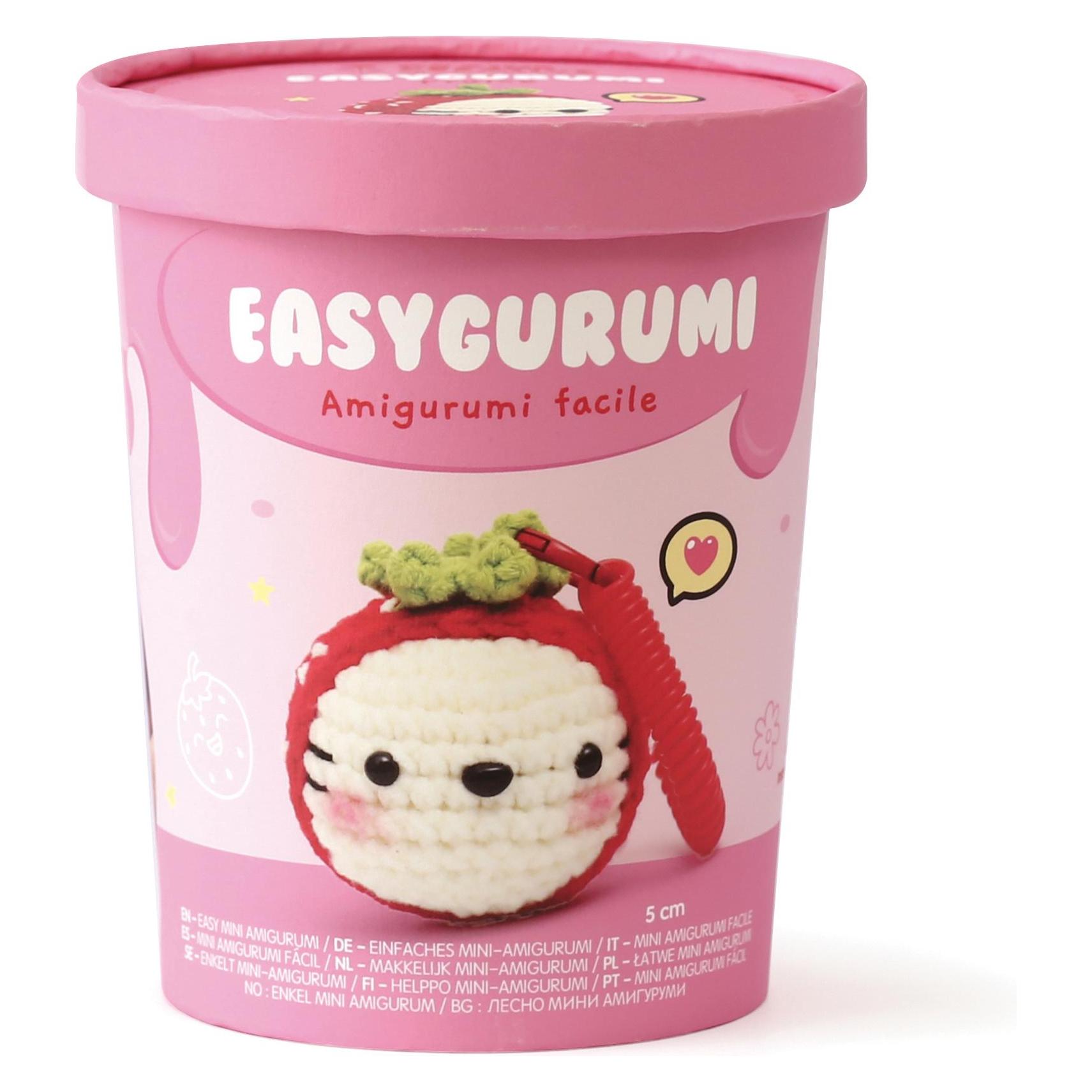 Creative Graine Easygurumi Häkelset Erdbeere - inkl. Nadel und Garn (GC-420400)