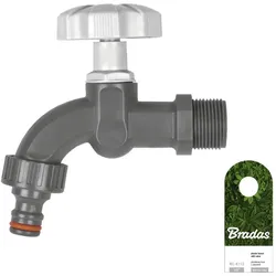 1/2" Kunststoff Garten Bewässerung Wasserhahn BRADAS WL-K112