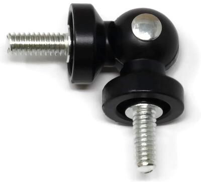 Urbanest 5/8 inch Adjustable Corner Curtain Rod Connector Hinged Elbow for Corner Window