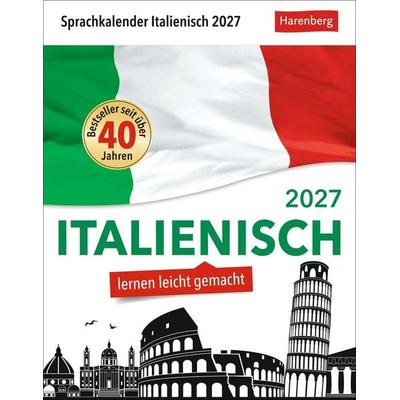 Italienisch Sprachkalender 2027 - Italienisch lernen leicht gemacht - Tagesabreißkalender