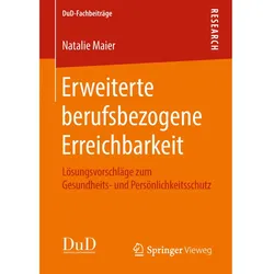 Erweiterte berufsbezogene Erreichbarkeit, Fachbücher von Natalie Maier