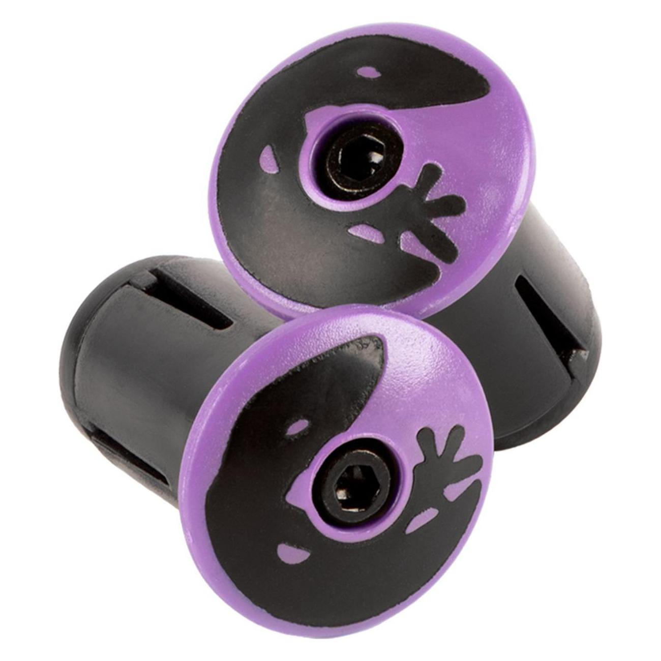 Lizard Skins Unisex-Adult DSP Plugs Purple-New22 Bar Tape, Violet Purple, TU (LI9020.PUR)