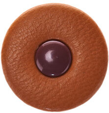 Pisoni Deluxe Sax Pad 20,0mm braunes Leder