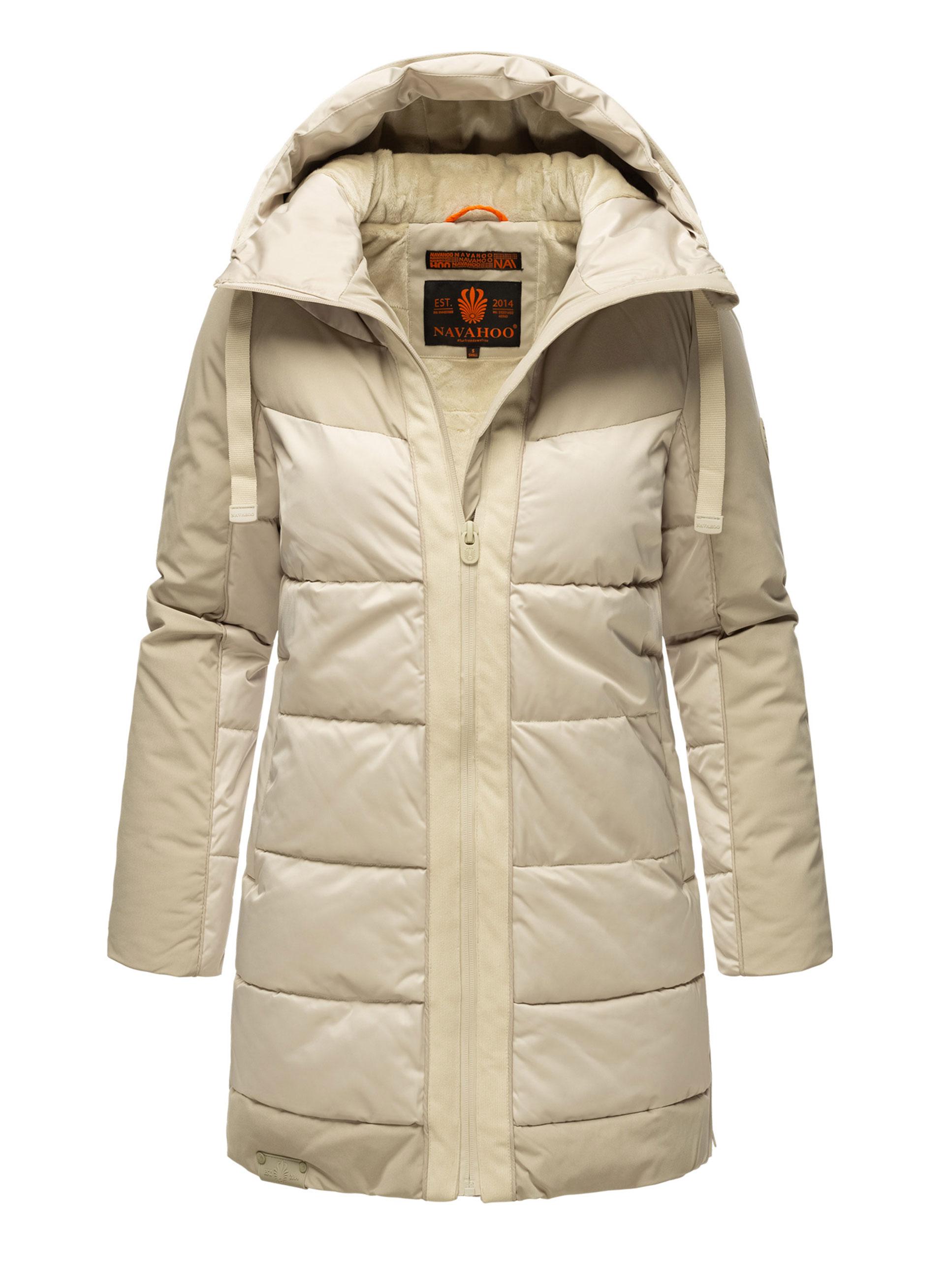 Navahoo Damen Winterjacke Samtkätzchen – Stylisch & Warm
