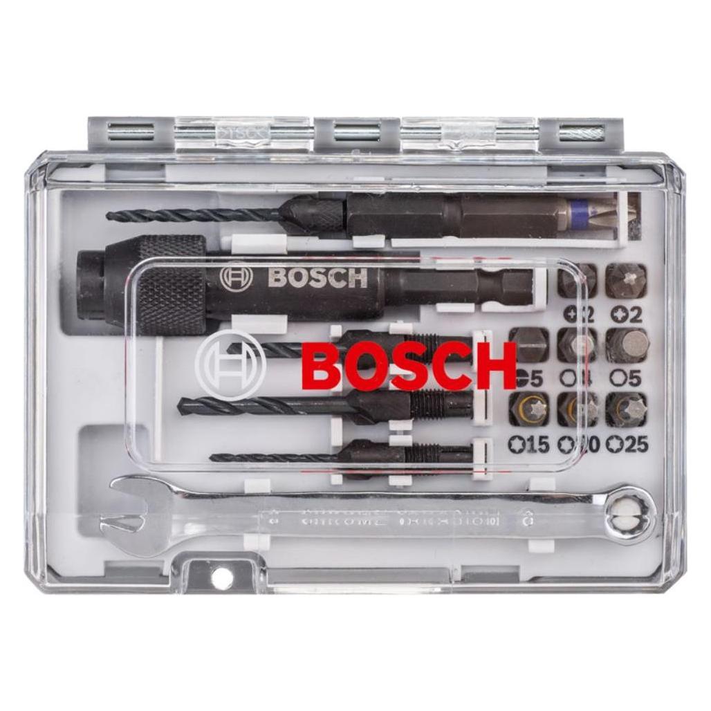 Bosch Professional Zubehör 20tlg. Schrauberbit-Set Drill&Drive. Für Bohrmaschinen/Schrauber (Innensechskant, Innensechsrund TX) (2607002786)