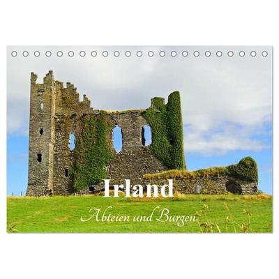 Irland - Abteien und Burgen (Tischkalender 2026 DIN A5 quer), CALVENDO Monatskalender
