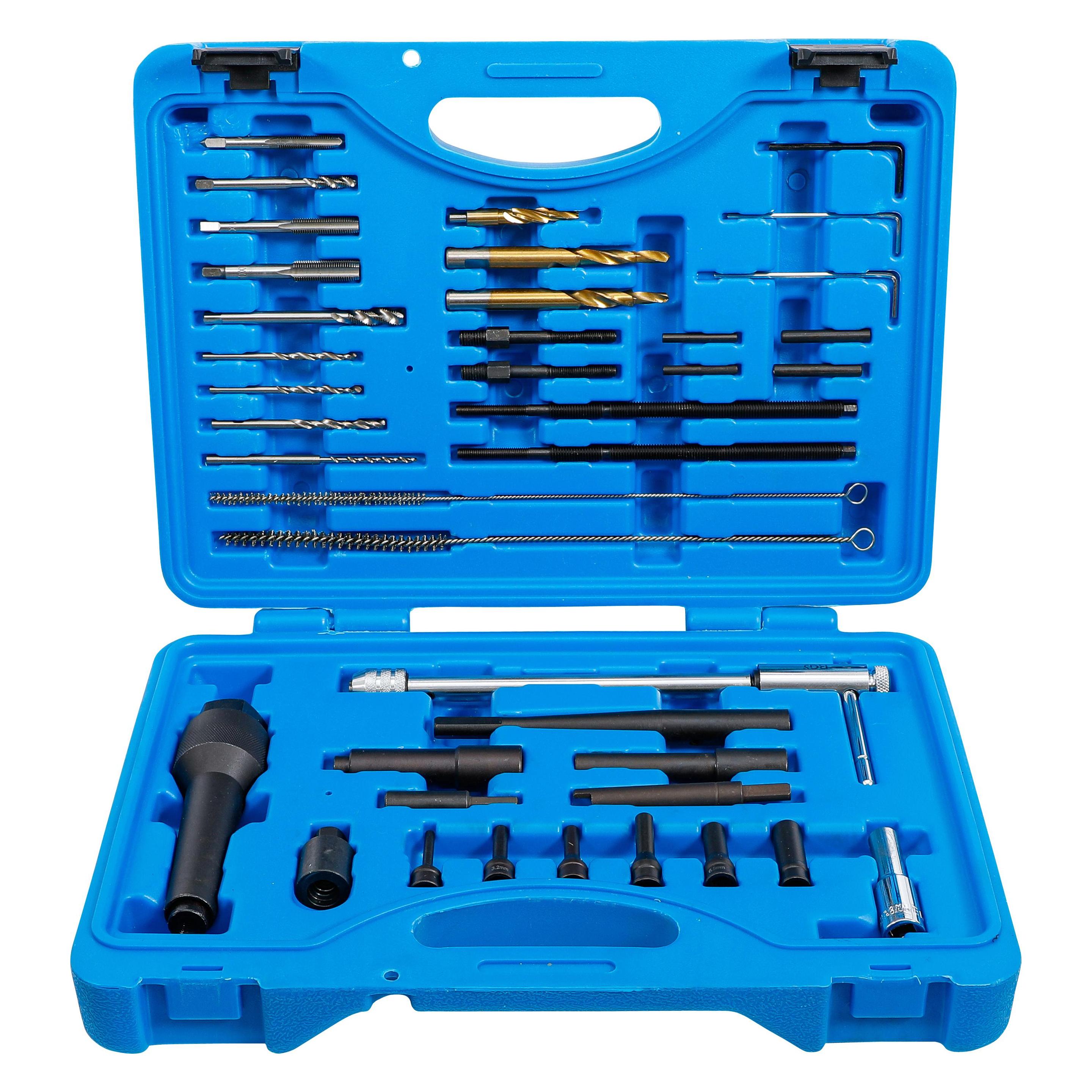 BGS Glühkerzen-Werkzeug und Gewinde-Reparatur-Satz M8, M10 (9565)