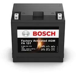 Motorradbatterie BOSCH 0 986 FA1 310 AGM 12V 19Ah 220A FA131