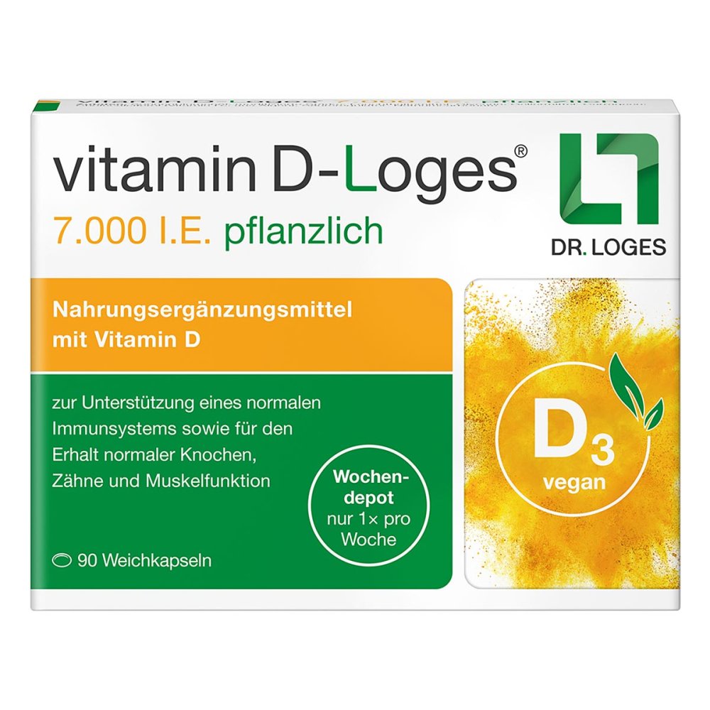 Dr. Loges + Co. GmbH vitamin D-Loges 7.000 I.E. pflanzlich 17525936