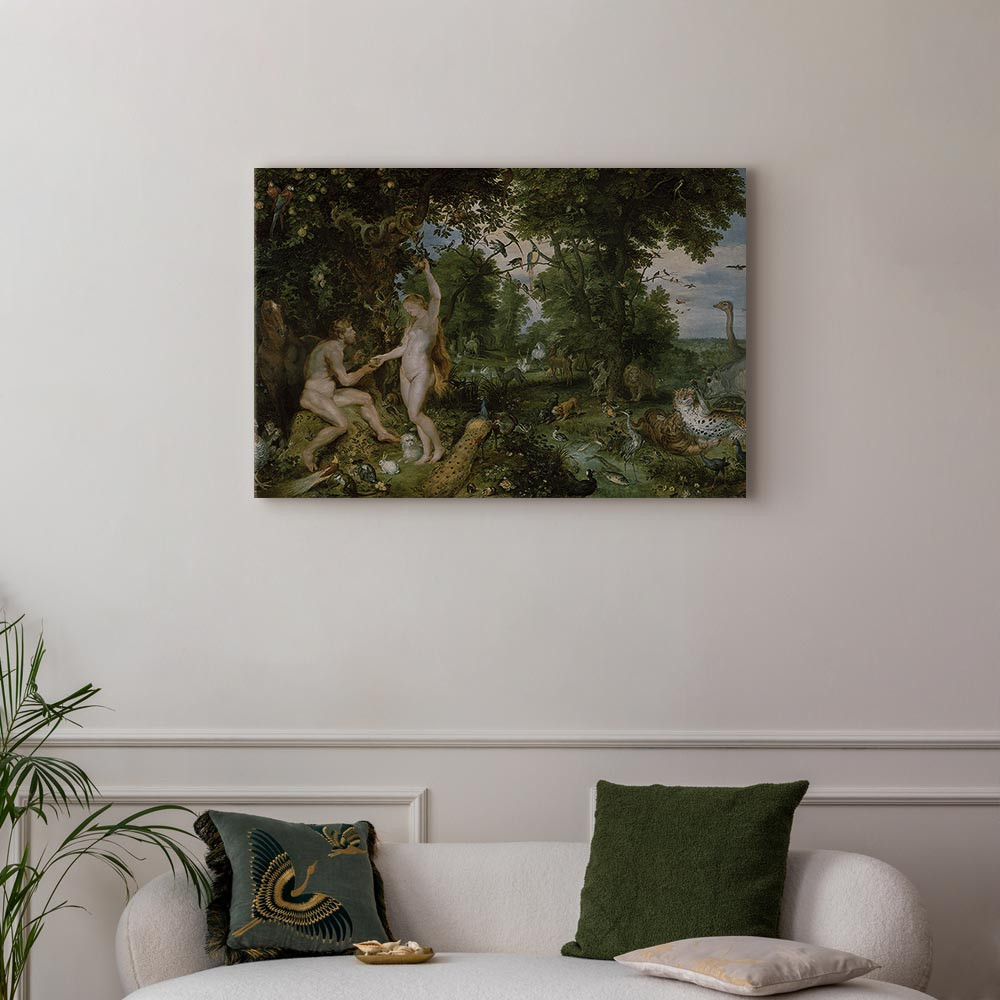 home24 Canvas afbeelding The Garden of Eden groen, 60 x 40 cm