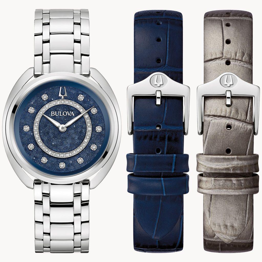 Bulova Duality Dames Horloge Zilverkleurig 96X160