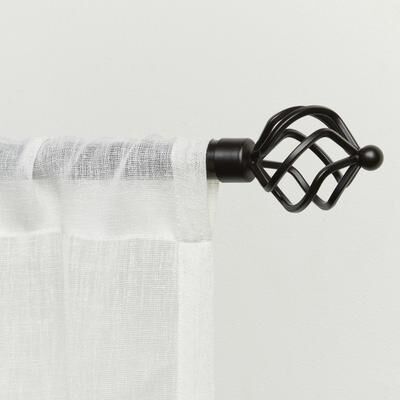 Porch & Den Freret 1-inch Curtain Rod and Finial Set