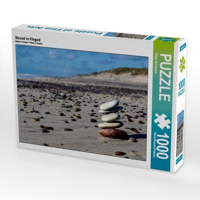 CALVENDO Puzzle Strand in Klegod | 1000 Teile Lege-Größe 64x48cm Foto-Puzzle für glückliche Stunden