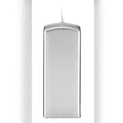Kopschitz Kerzen Kerzen Quadratische Kerzen (Quader Kerzen) Silber, 150 x 60 x 60 mm, 4 Stück