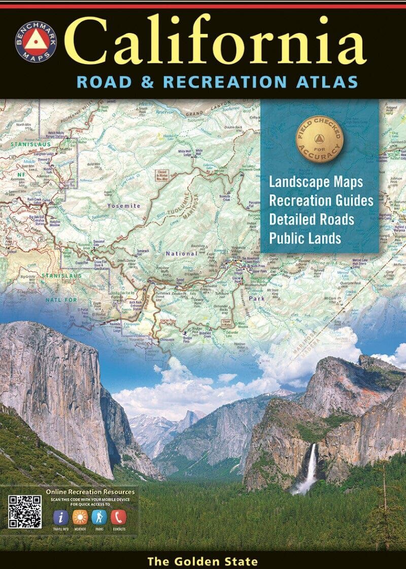 California Road and Recreation Atlas   Benchmark Maps