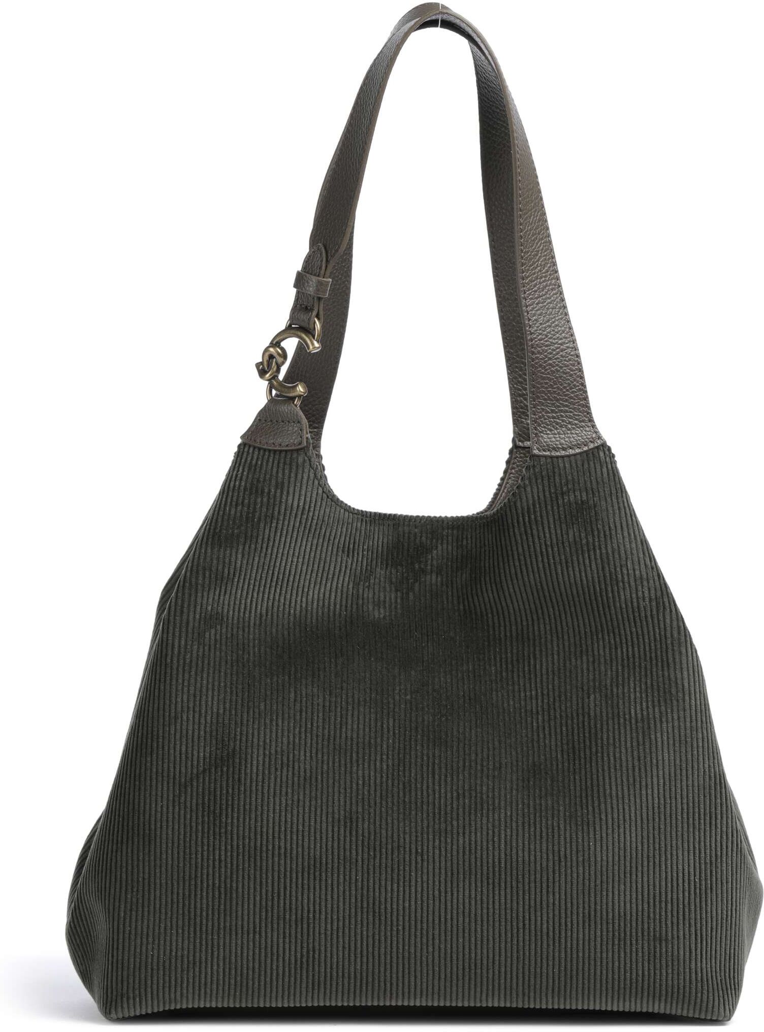 Coccinelle C-Easy Corduroy Shopper, oliv
