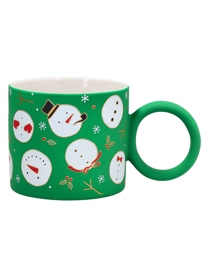 Tognana Tasse ''Snowman'' in Grün - 350 ml - onesize