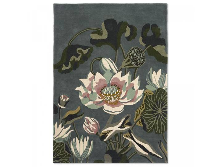 Tapis entrée 120x180 laine vert