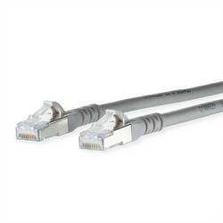 METZ CONNECT Patchkabel Cat.6A AWG 26, LSOH, grau, 2,5 m 1308452533-E