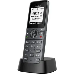 Yealink W71H Dect-Handgerät - 1,8 Zoll TFT-Bildschirm, Telefon, Schwarz