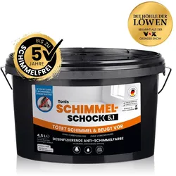 Tonis Schimmelschock Farbeimer 5.1 4,5l Gebinde weiß