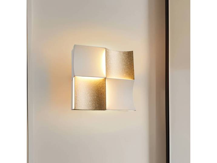 Viokef Wandlampe Ariella, messing / gold, für Wohn- / Esszimmer, Aluminium, Modern, Wandleuchte, Wandlampe Innen
