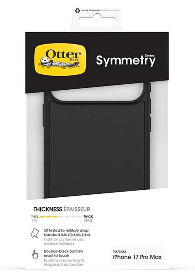 OtterBox Symmetry MagSafe telefoonhoesje, 6,9 inch, zwart