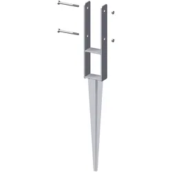TraumGarten Pfostenträger für 90x90 mm Holzpfosten Einbetonieren