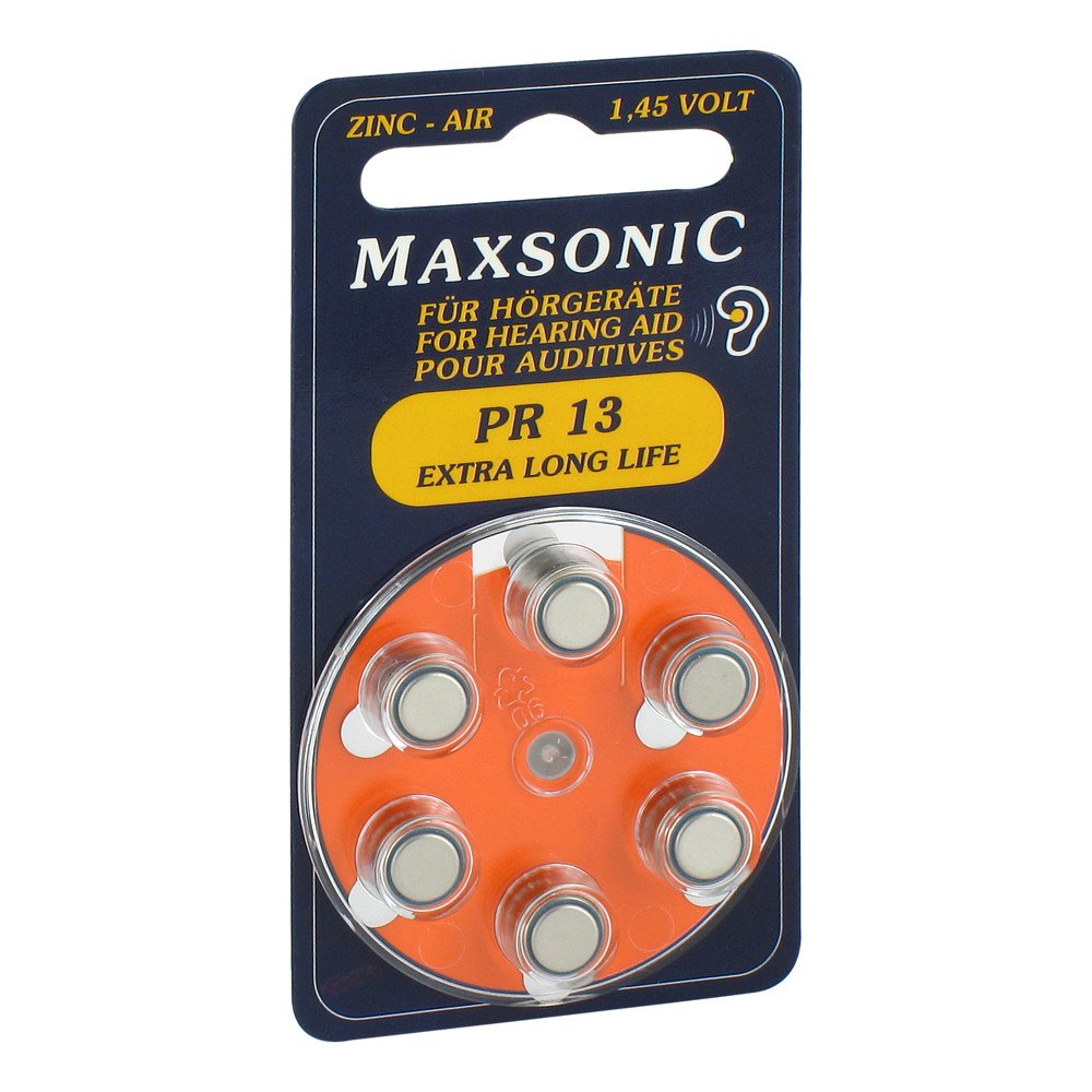 Vielstedter Elektronik Batterien für Hörgeräte Maxsonic Pr13 02191139