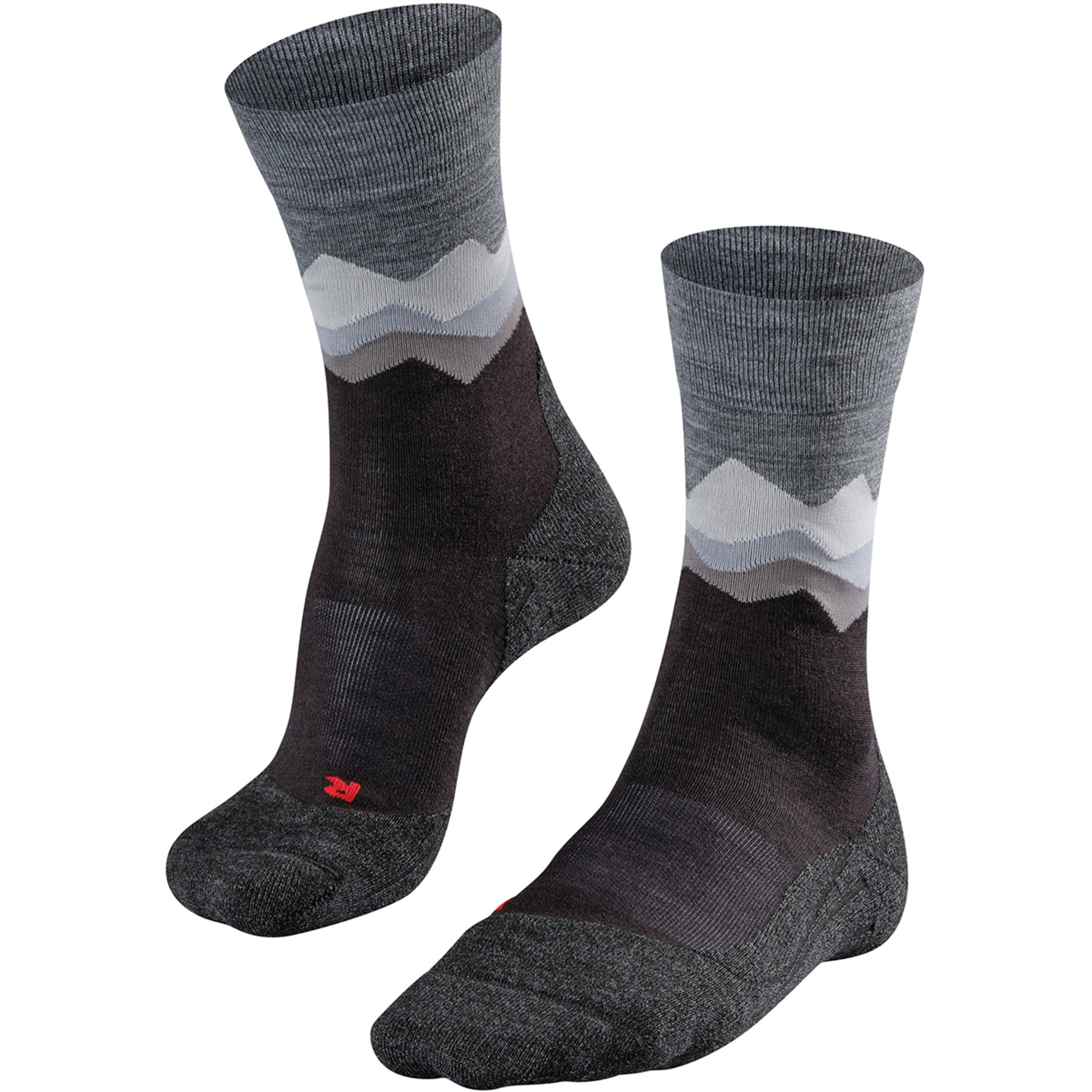 Falke TK2 Crest Herren Wandersocken schwarz Größe 39 Camping Atmungsaktiv