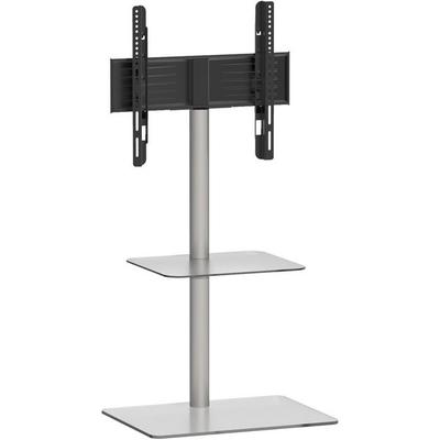 TV Standfuß Alu Glas Fernseh Ständer Fuß Alani