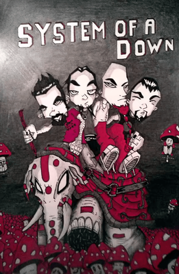 Inspire Curations System Of A Down Canvas Poster Heavy Metal Album Wall Art For Room Decor 2 20x30cm Unframed