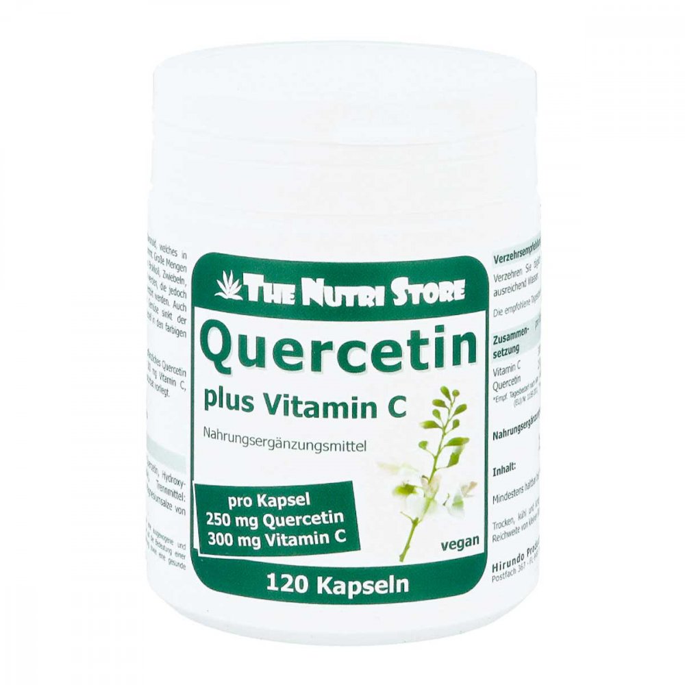 Hirundo Products Quercetin 250 mg plus Vitamin C 300 mg Kapseln 09428314