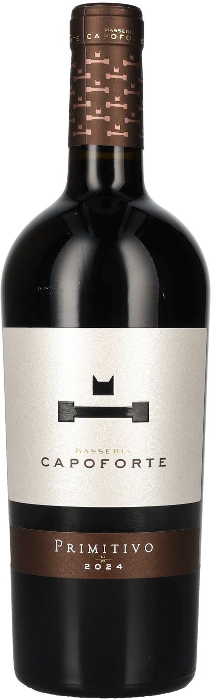 Masseria Capoforte Primitivo Salento Red IGT 2024 15% Vol. 0,75l