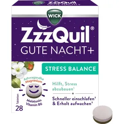 Wick Zzzquil Gute Nacht+ Stress Balance 28 ST