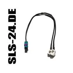 Audi / VW / Seat / Skoda DIN-Antennenadapter FAKRA Z (m) -> Doppel Fakra (w) ...