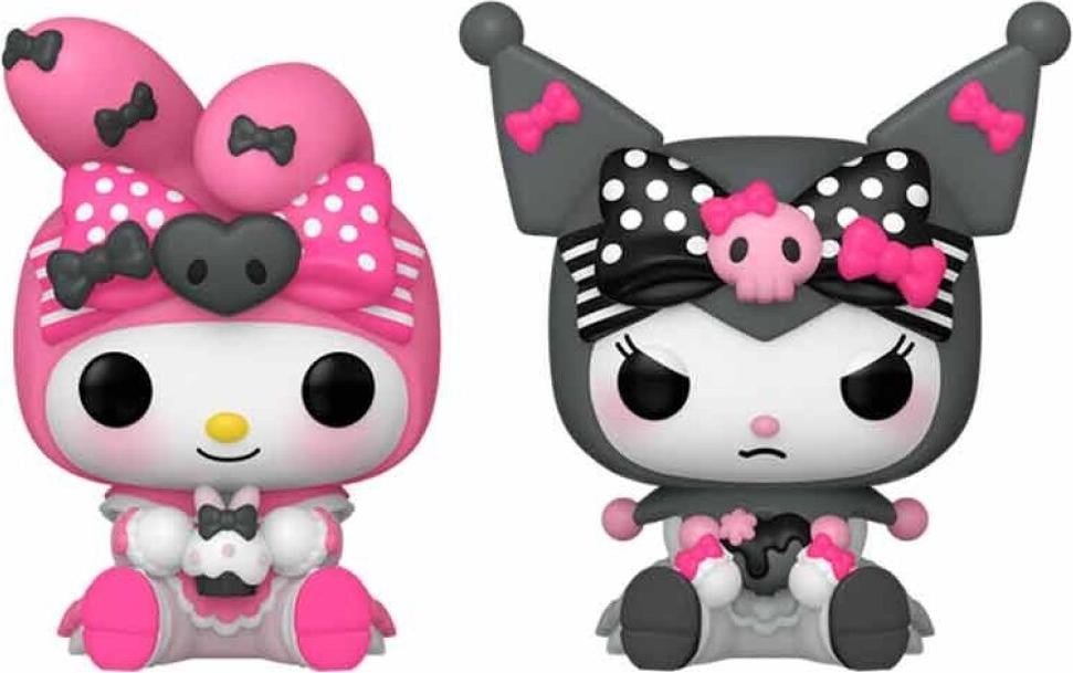Funko Hello Kitty, My Melody en Kuromi Pocket POP! figuurtjes
