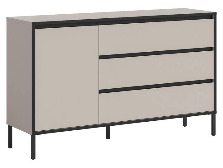 Tron buffet 1 porte\, 3 tiroirsReproduction cachemire.