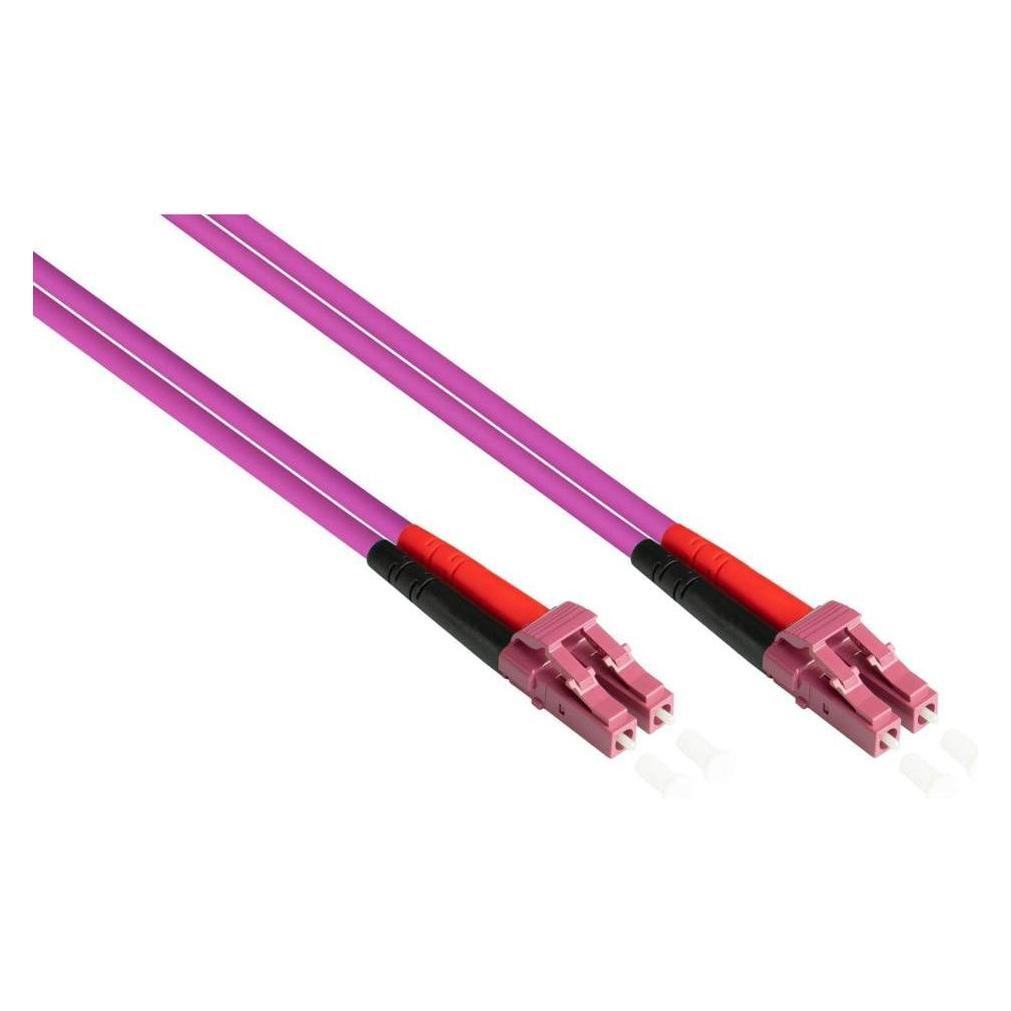 Varia SO-33060 - Patchkabel LWL Duplex OM4 (Multimode, 50125) LCLC, LSZH, 10m (10 m) (SO-33060)
