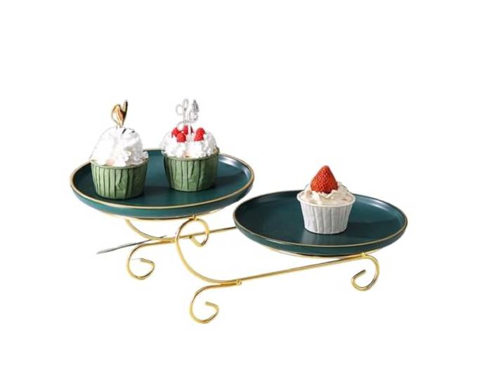 KFGISD, Hochzeitstortenständer, wiederverwendbare Gebäckplatte for Teepartys ,Kuchenständer