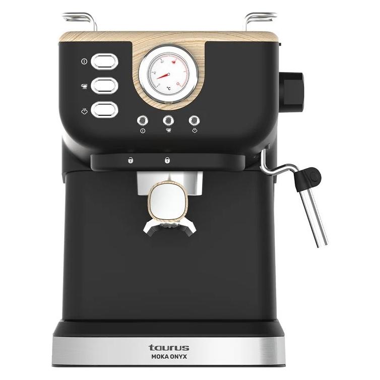 Taurus Elektrische Kaffeemaschine MOKA ONYX 20B BAROMETRO Schwarz 1050 W 20 bar 1,5 L (920651000)