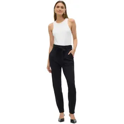 Vero Moda Paperbag Hose EVA mit Wickelgürtel in Schwarz-XS-L34