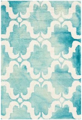 SAFAVIEH Handmade Dip Dye Teri Watercolor Vintage Boho Wool Rug