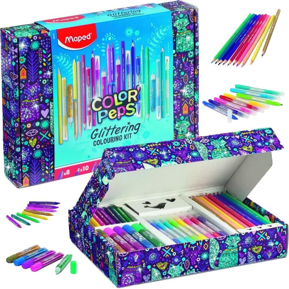 Maped COLOR'PEPS Glitterende tekenset, 31-delig