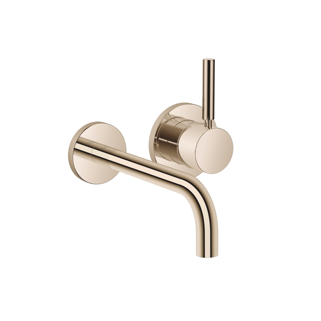 Dornbracht Waschtisch-Wand-Armatur mit Einzelrosetten META 36862660 Light Gold, 36862660-26 36862660-26